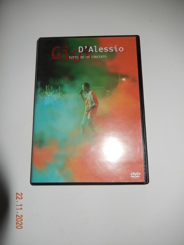 Dvd gigi alessio - "tutto, in