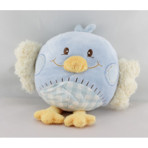 Doudou oiseau bleu - takinou,