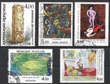 FRANCE - série de 5 timbres