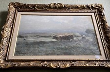 Tableau - Fernand Maillaud - scene  de labour