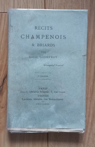 Livre récit champenois - , et