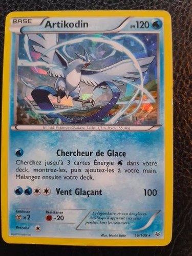 Carte pokémon artikodin - carte,