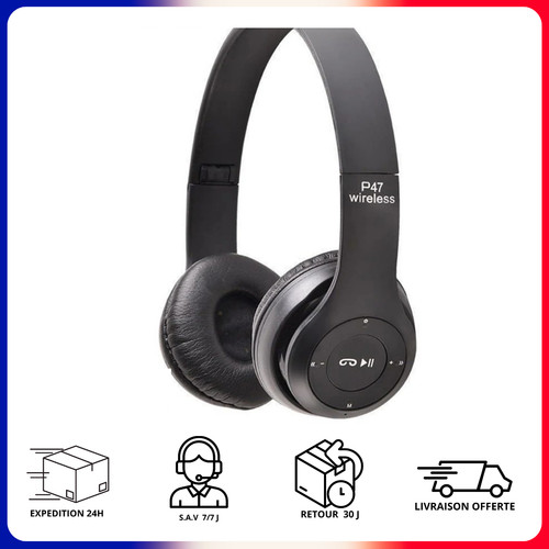 Casque sans fil bluetooth - casque,