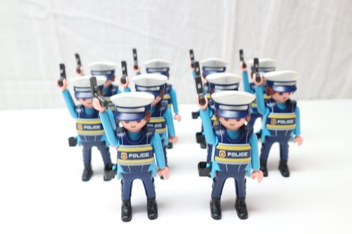 Playmobil police figures x10 - playmobil,