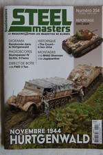MAGAZINE " Steel Master " n° 204  maquettisme terrestre