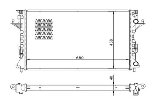 Radiateur hart 618 646 - 618,