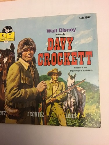 Livre disque disney davy - livre,