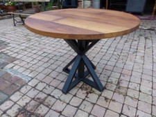 Table industrielle ronde