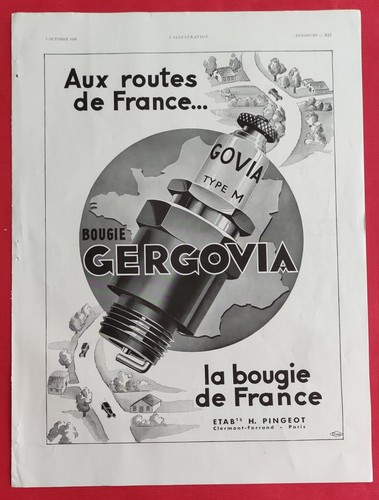 Publicité presse 1936