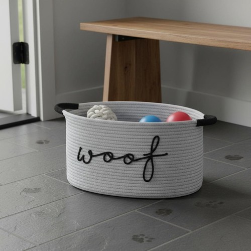 Panier jouets tissé avec - jouets,