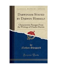 Darwinism Stated by Darwin