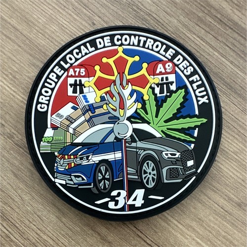 écusson patch gendarmerie pvc - patch,