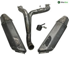 Silencieux droit et gauche échappement TRIUMPH SPEED TRIPLE 1050 2011-2015