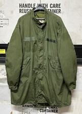 GENUINE US ARMY VIETNAM M-1965 M65 FISHTAIL PARKA MANS 1969 VG COND !!!! MEDIUM