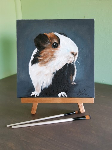Cochon inde peinture - d'inde,