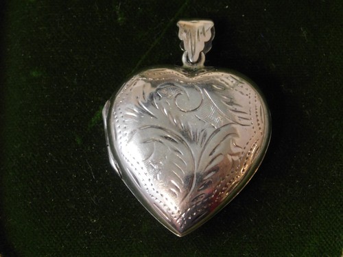 Argent sterling gravé gonflé - argent,