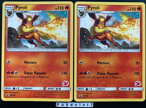 Cartes pokemon pyroli sm186 - 2,