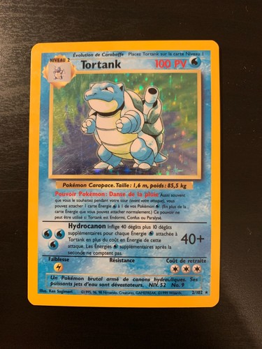 Carte pokémon tortank 2 102 - pokémon, 2/102