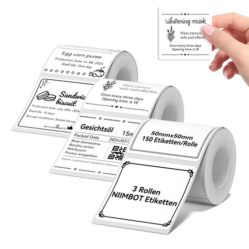 Rouleaux d étiquettes - 3, d'étiquettes