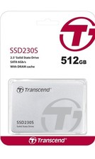 Transcend SATA III 6 Gb/s SSD230S 512 Go Disque SSD Interne (TS512GSSD230S)