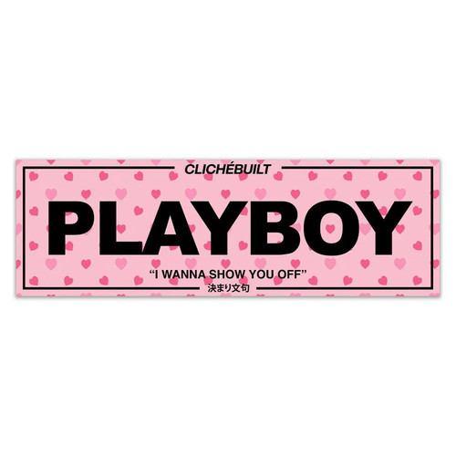 Playboy custom bumper slap - playboy,