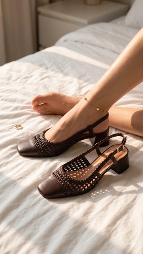 Sandales slingback tressé - sandales,