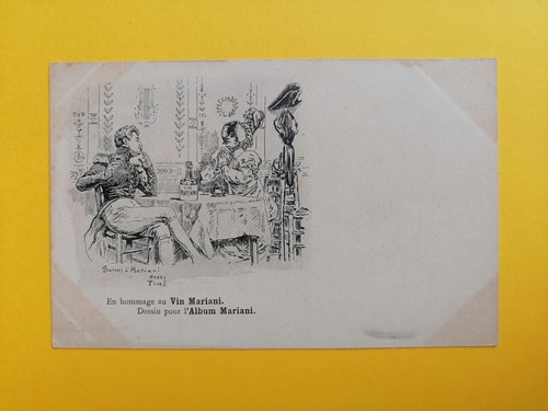 Cpa dessin henry tenré pub - cpa,