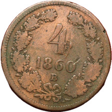 #16960 - Autriche 4 kreuzer