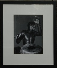 Photo Musicien, Tam-Tam,Afrique,Djembé,Jazz,1969, Vintage Print.