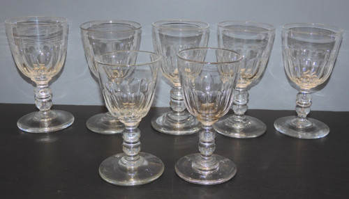 Verres pied cristal - -7, a