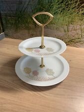 Serviteur muet 2 étages déco arbre, présentoir pâtisserie 