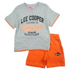 Ensemble garçon Lee Cooper. Couleur gris. Cadeau pour enfant de 4 à 14 ans.