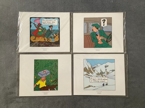 Lithographie tintin - lithographie,