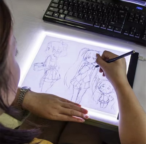 Tablette lumineuse led - led, a4
