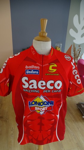 Maillot cyclisme saeco - saeco, logoni