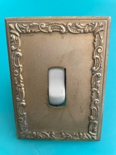 Arnould silencieux interrupteur simple allumage plaque bronze doré