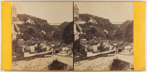 Suisse freiburg panorama pont - suisse,