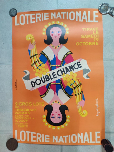 Rare affiche loterie - rare,