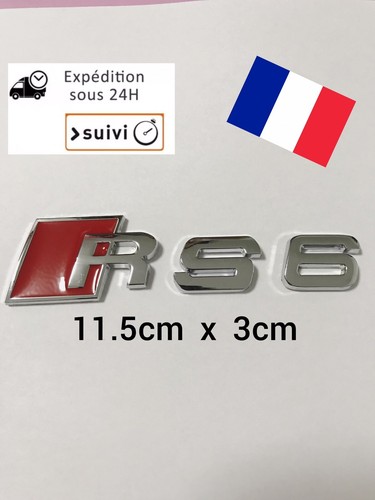 Rs6 chrome badge emblème - badge,