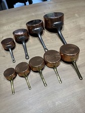 Casserolles Cuivre Lot de 9 petites casseroles