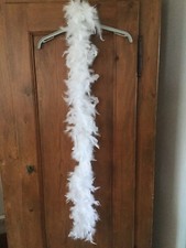 Boa Blanc -  Plume Veritable - 1,20 m