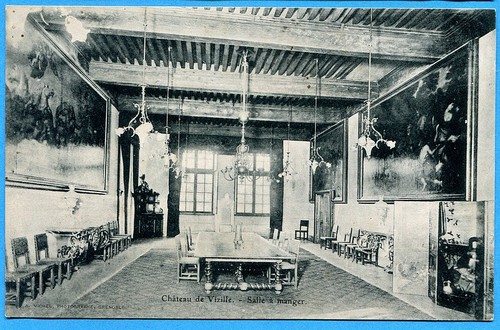 Cpa château vizille - château,