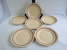 6 assiettes à dessert