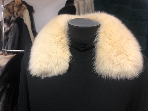 Polarfuchs stola fourrure col - polarfuchs,