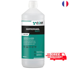 Alcool Isopropylique Pur à 99,9% - 1L - Nettoyage de Composants & Surfaces Élect