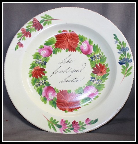 Magnifique assiette faience - assiette, en