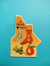 ANCIEN  MAGNET LE GAULOIS  CARTE DE FRANCE N° 26  DROME