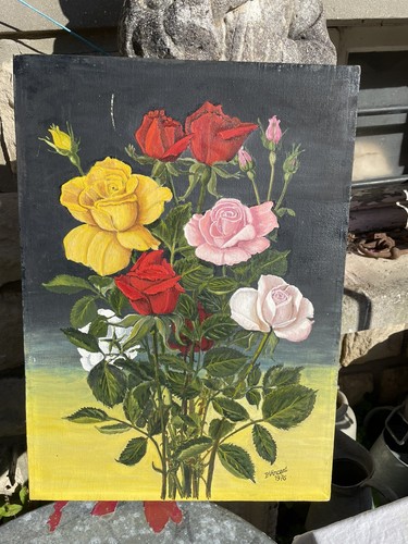 Joli tableau huile sur - tableau,