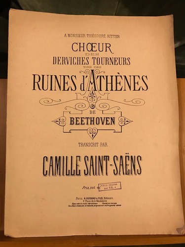 Saint saens choeur ruines - saint-saens,