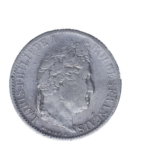 Louis philippe franc 1834 - 1/2,